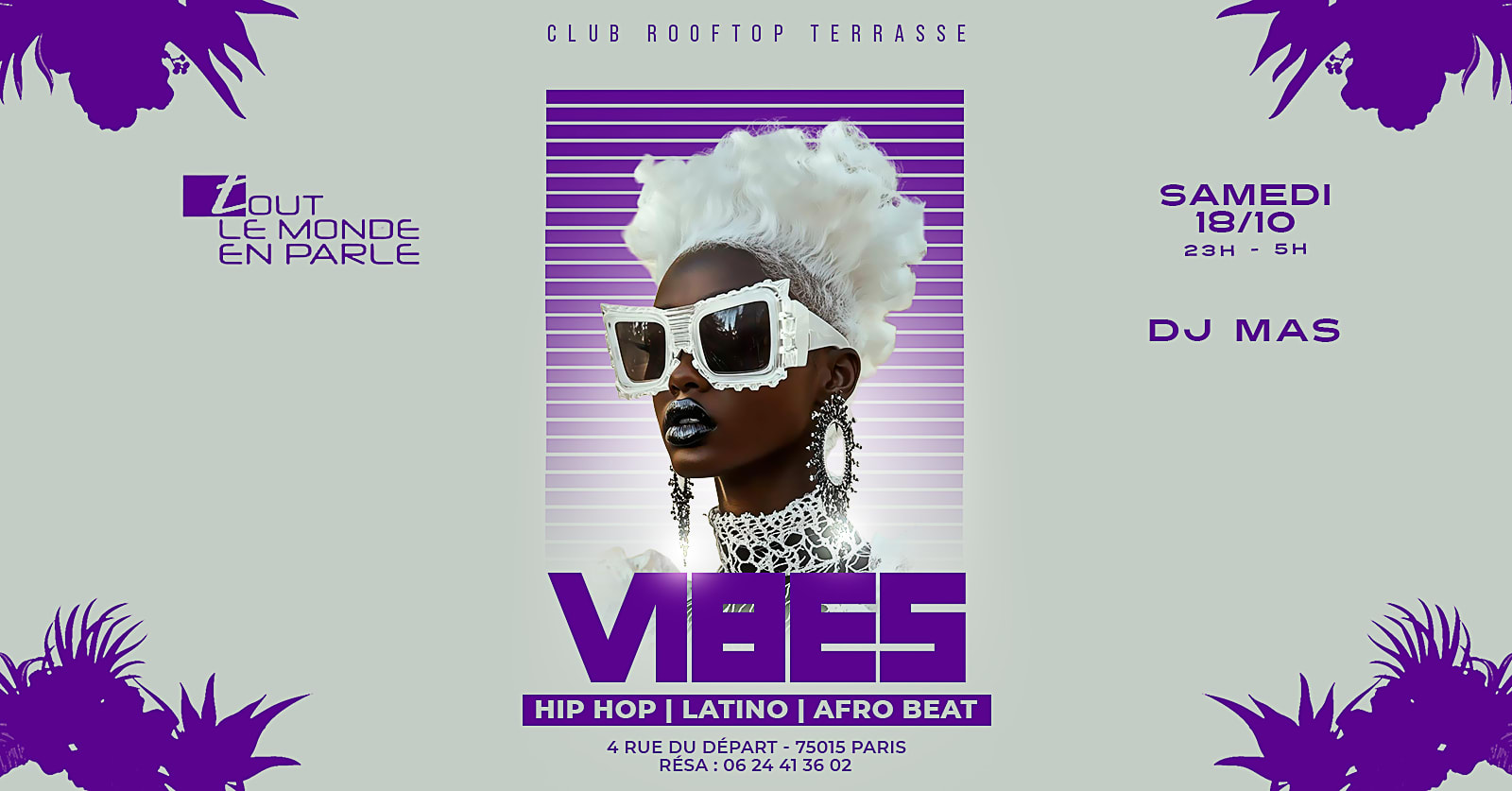 Soiree Vibes  Rooftop Club, Hiphop ,Afrobeat , Latino