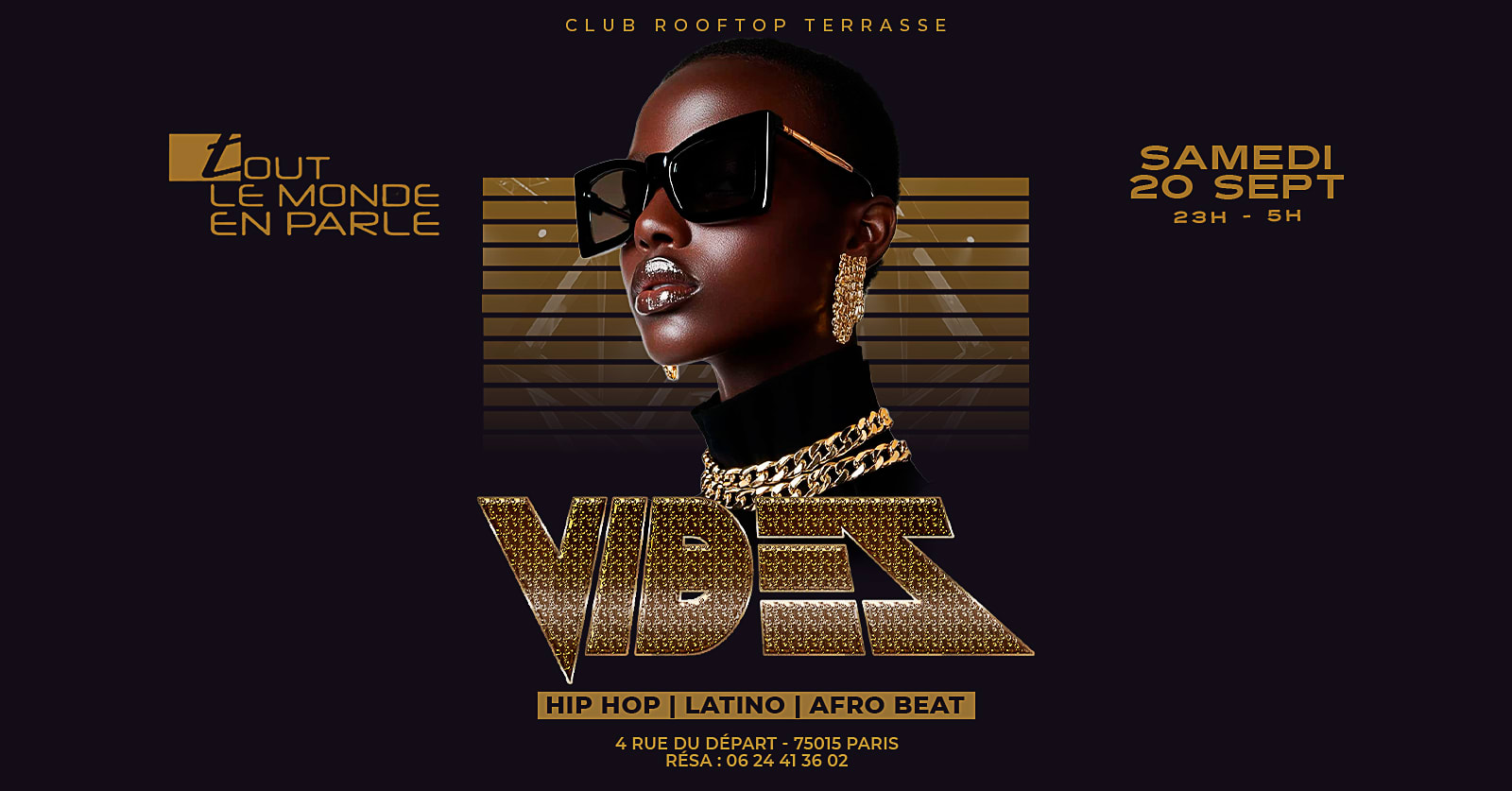 Soiree Vibes  Rooftop Club, Hiphop ,Afrobeat , Latino
