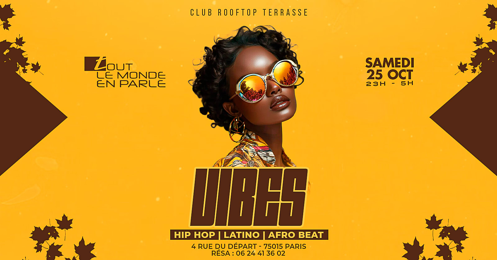 Soiree Vibes /Rooftop / Club / Hiphop/Afrobeat /Latino