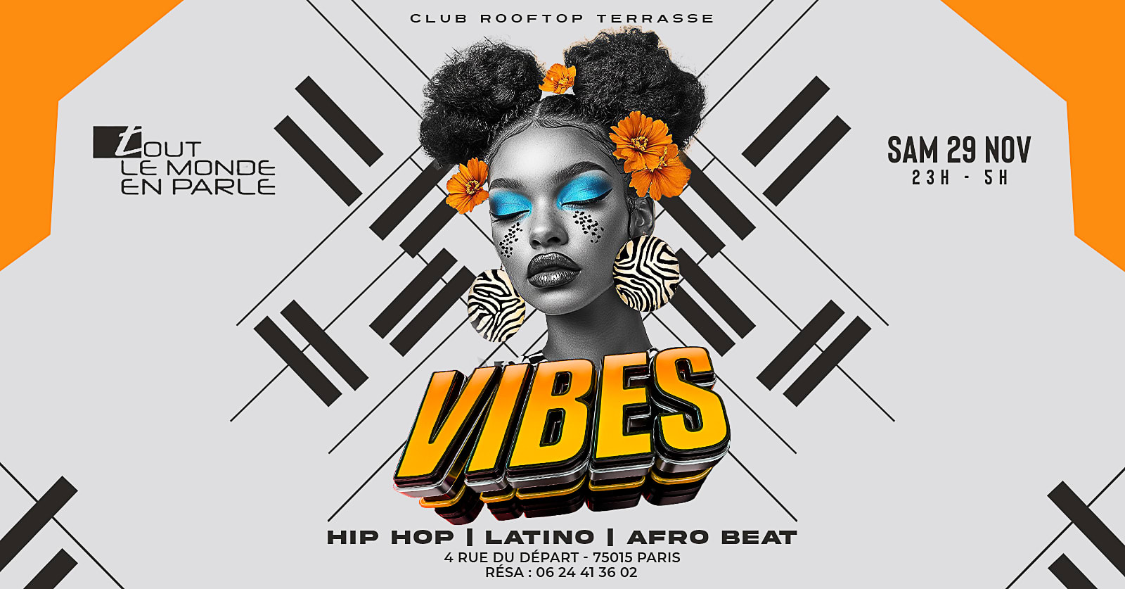 Soiree Vibes /Rooftop / Club / Hiphop/Afrobeat /Latino