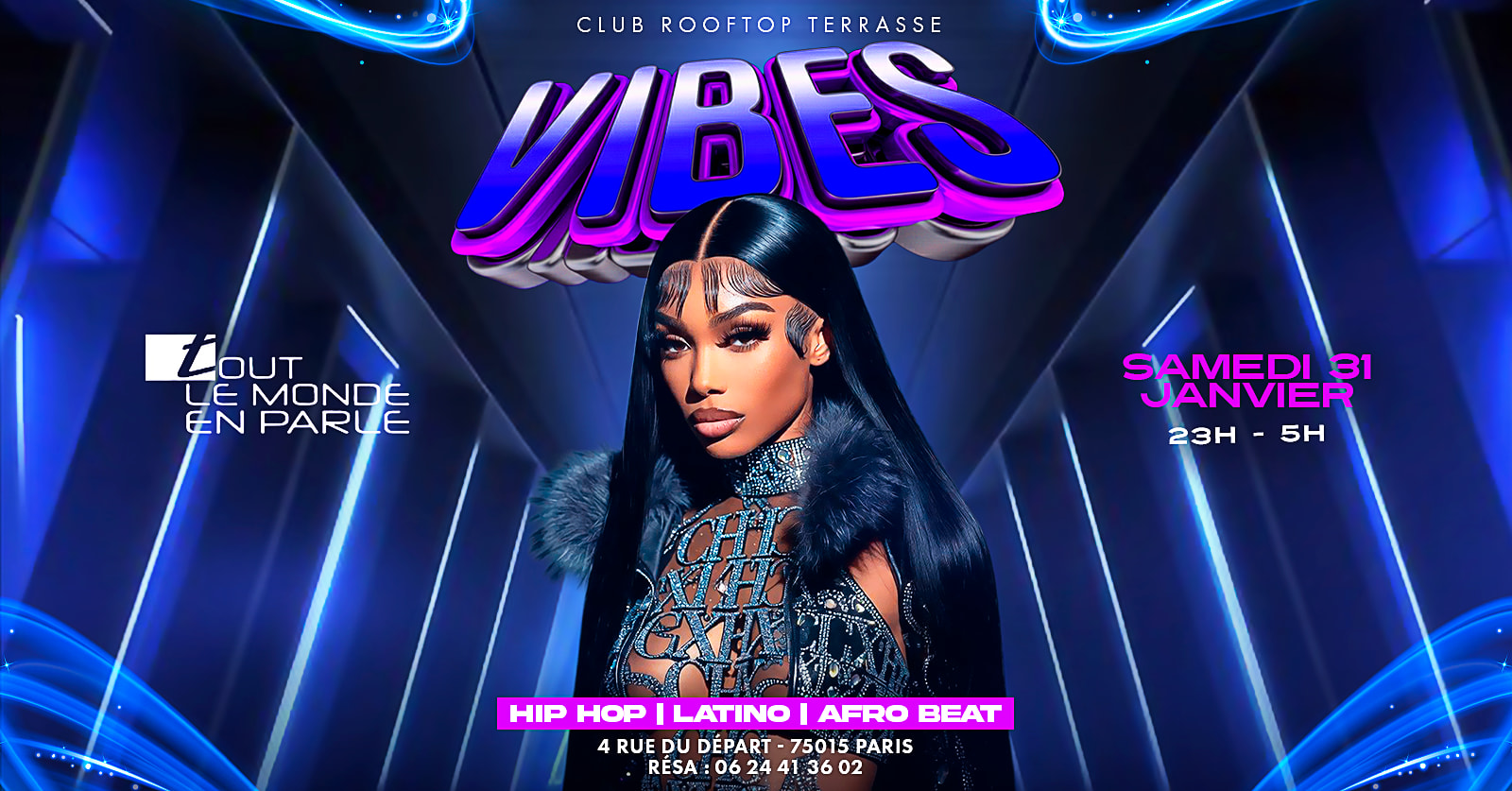 Soiree Vibes Rooftop Club, Hiphop ,Afrobeat , Latin0