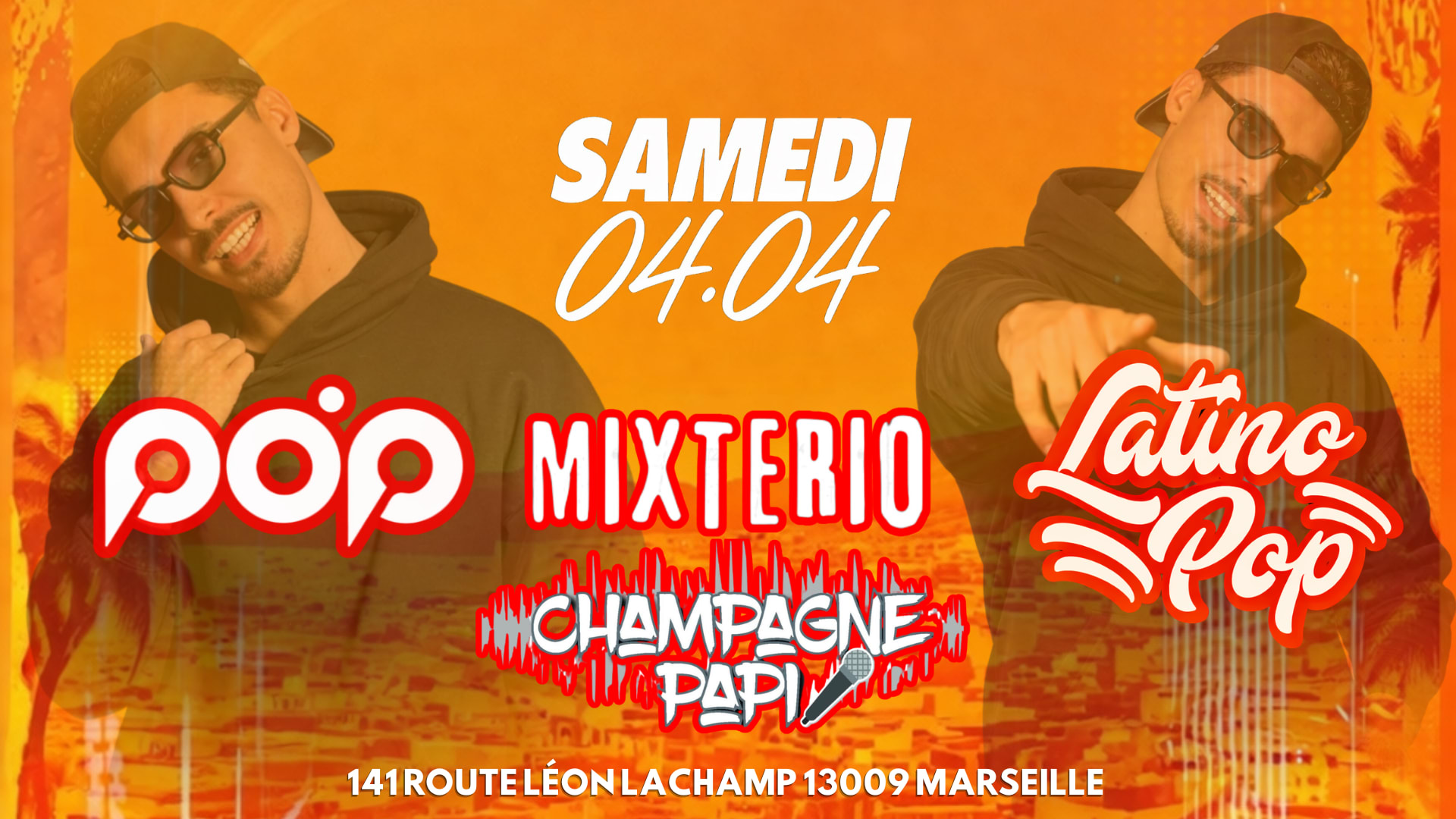 Latino Pop - Samedi 04 Avril 2026 - 00h/06h - Dj Mixtério