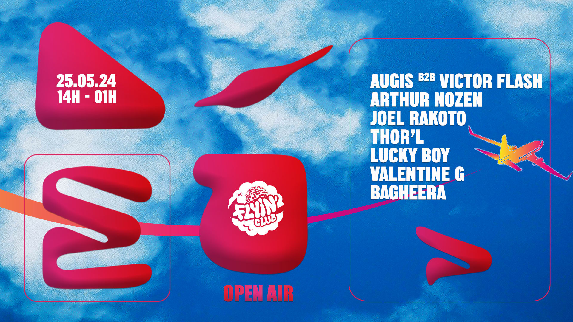 Flyin' Club X Eden : Arthur Nozen, Victor Flash B2b Augis