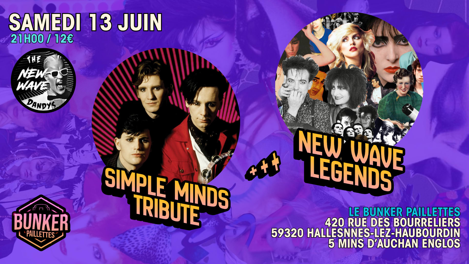 New Wave Dandy's : Simple Minds Tribute + New Wave Legends