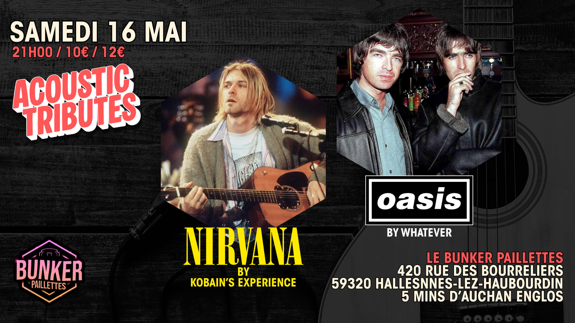 Acoustic Tribute Night - Nirvana & Oasis