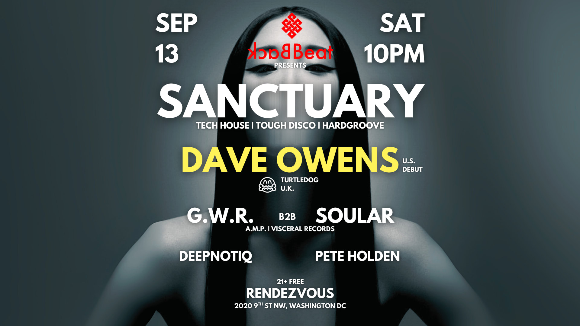 Sanctuary At Rendezvous - Free Hard House Party