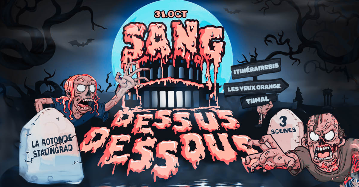 Place Dispo À L’Entrée - Sang Dessus Dessous - Halloween Xxl