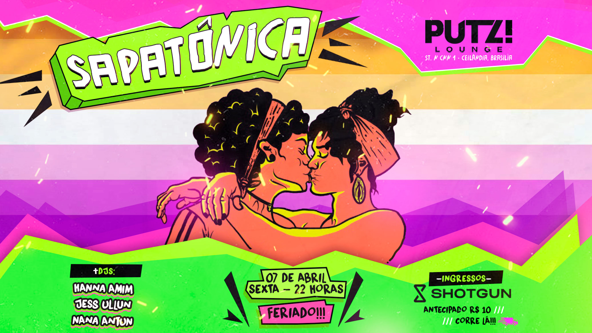 Sapatônica Na Putz Lounge!