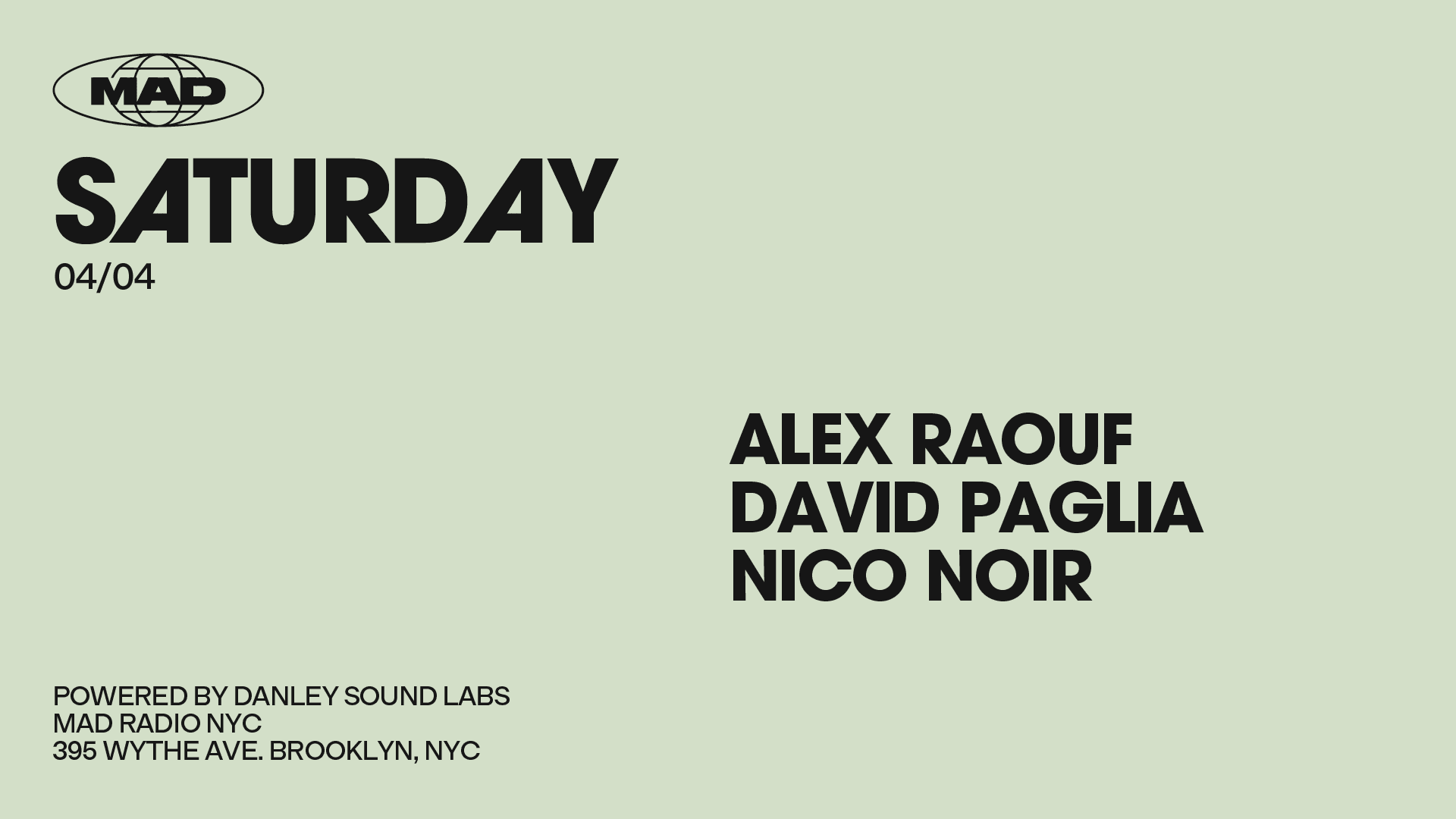 David Paglia / Alex Raouf / Nico Noir