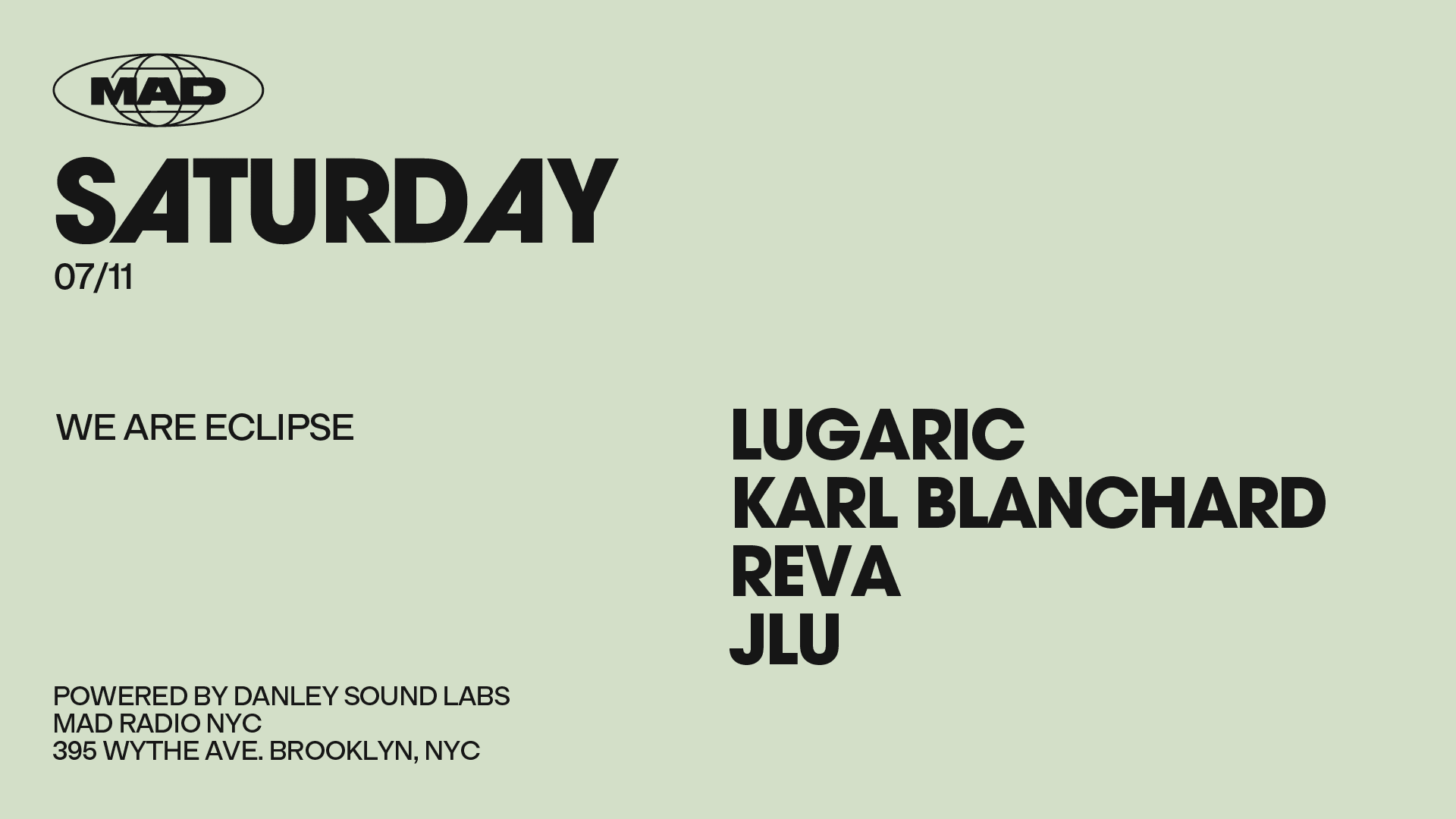 We Are Eclipse: Lugaric / Karl Blanchard / Reva / Jlu