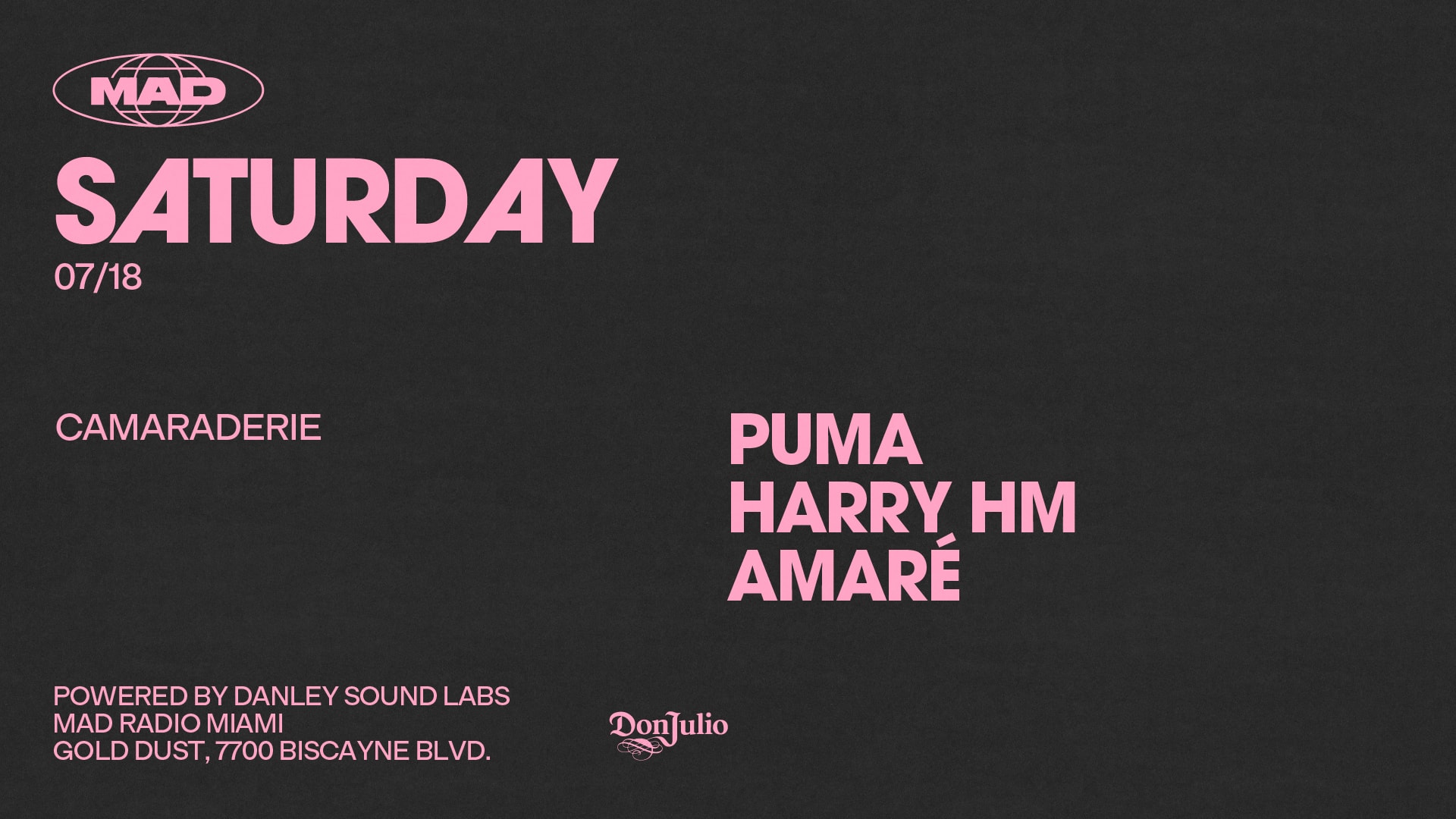 Camaraderie: Puma / Harry Hm / Amaré