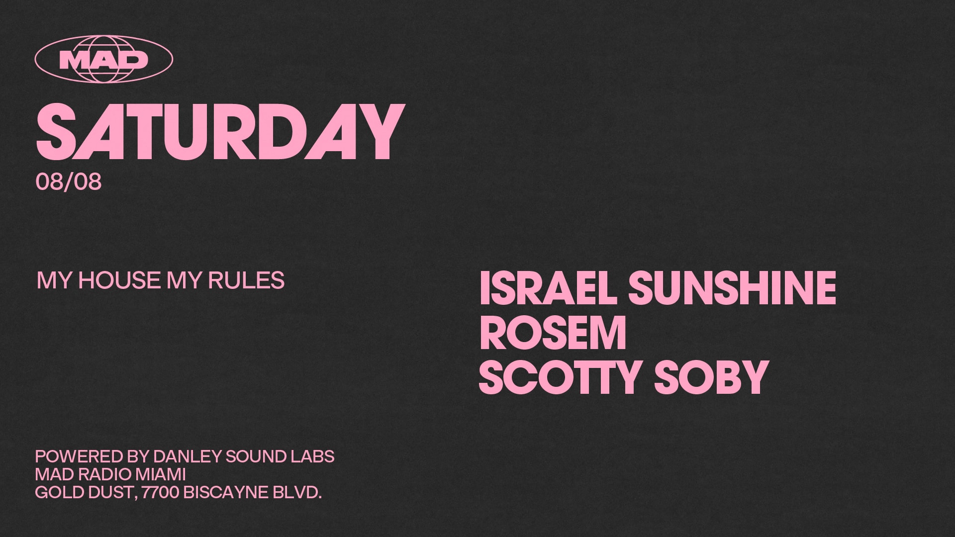 My House My Rules: Israel Sunshine / Rosem / Scotty Soby
