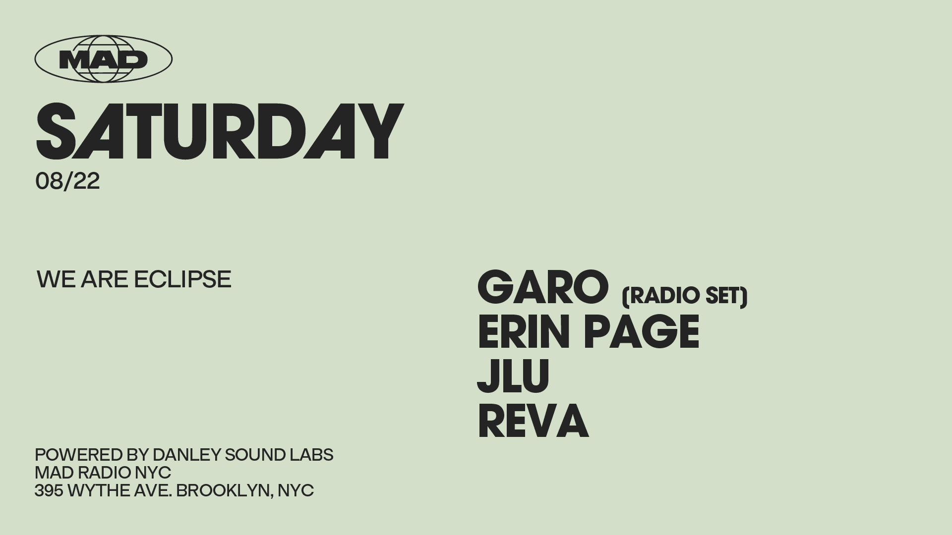 We Are Eclipse: Garo / Erin Page / Jlu / Reva