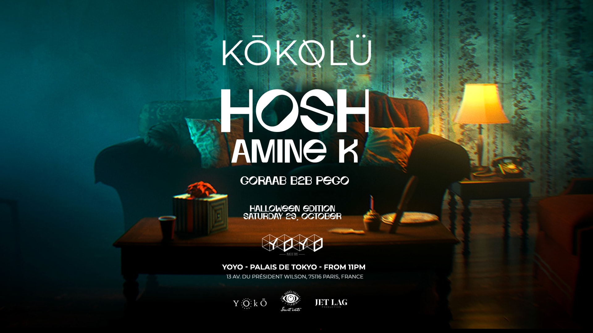 Kōkolü Invite - Hosh, Amine K (Halloween Edition)