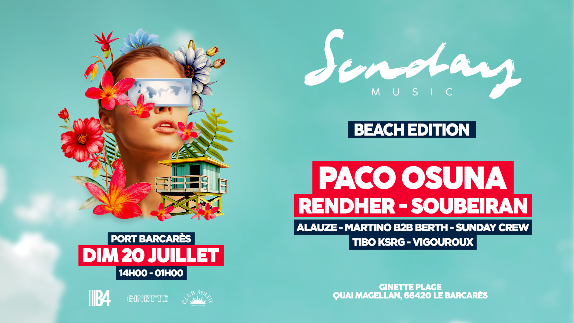 Sunday Music Beach Edition - Paco Osuna - Port Barcares