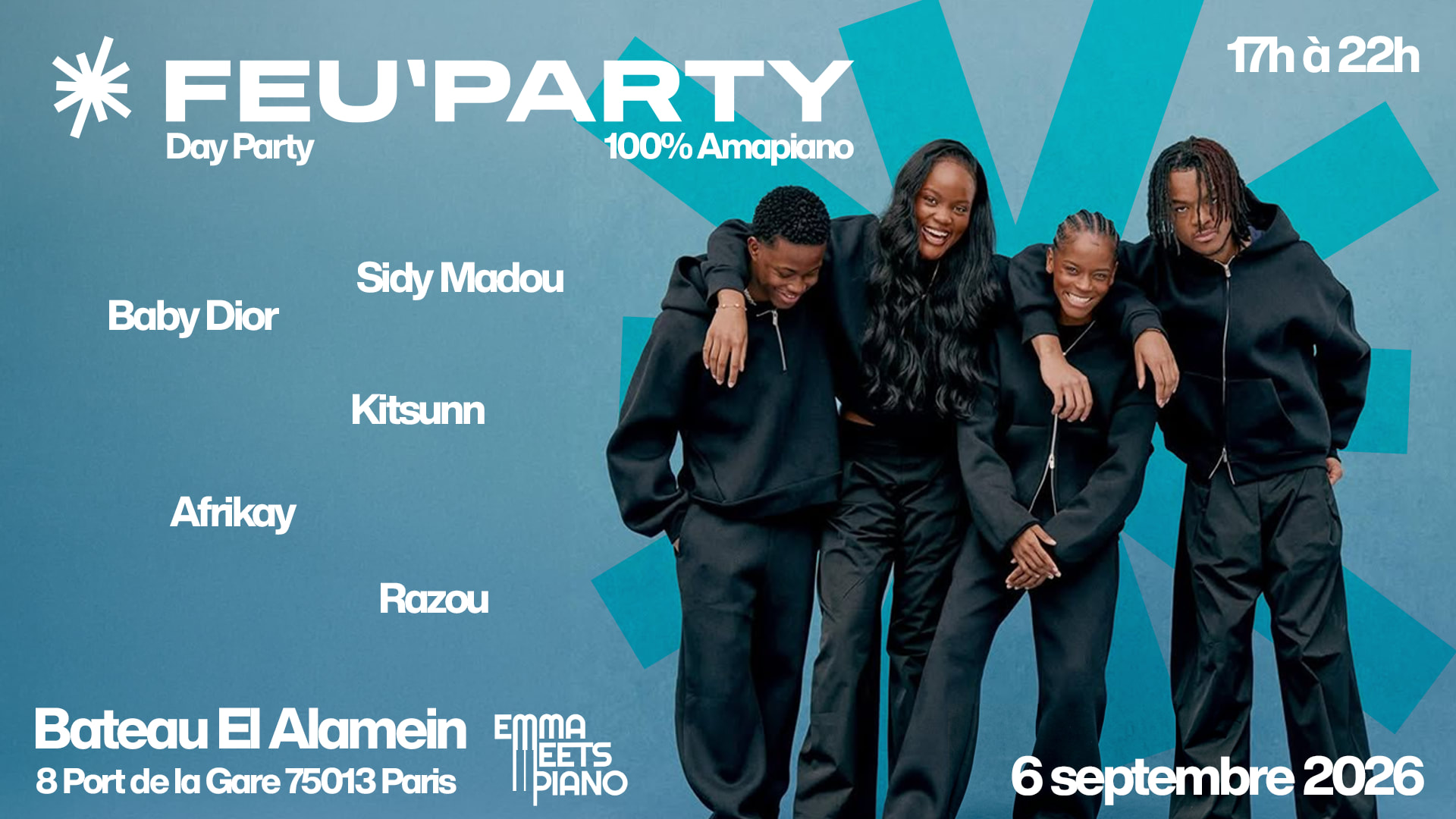 Feu'party Sunday Day Party 100% Amapiano