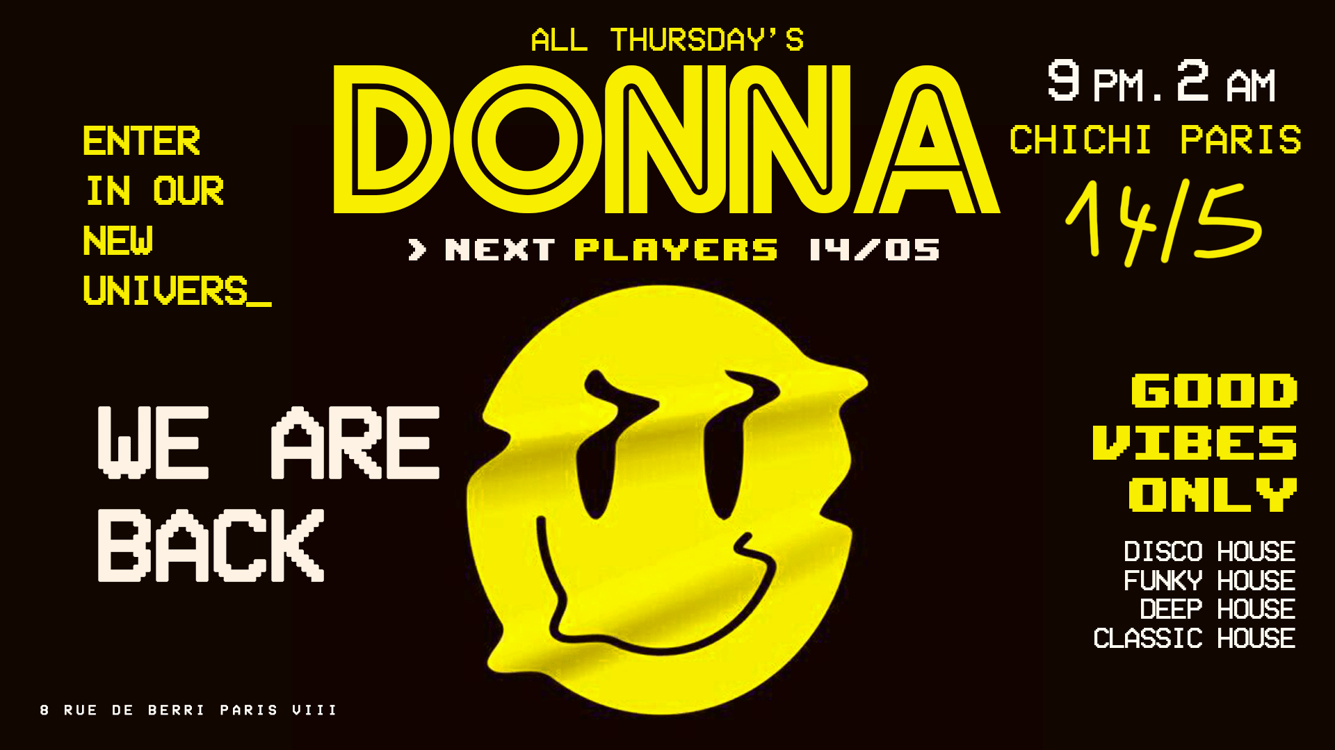 Donna // Jeudi 14 Mai // Chichi Paris