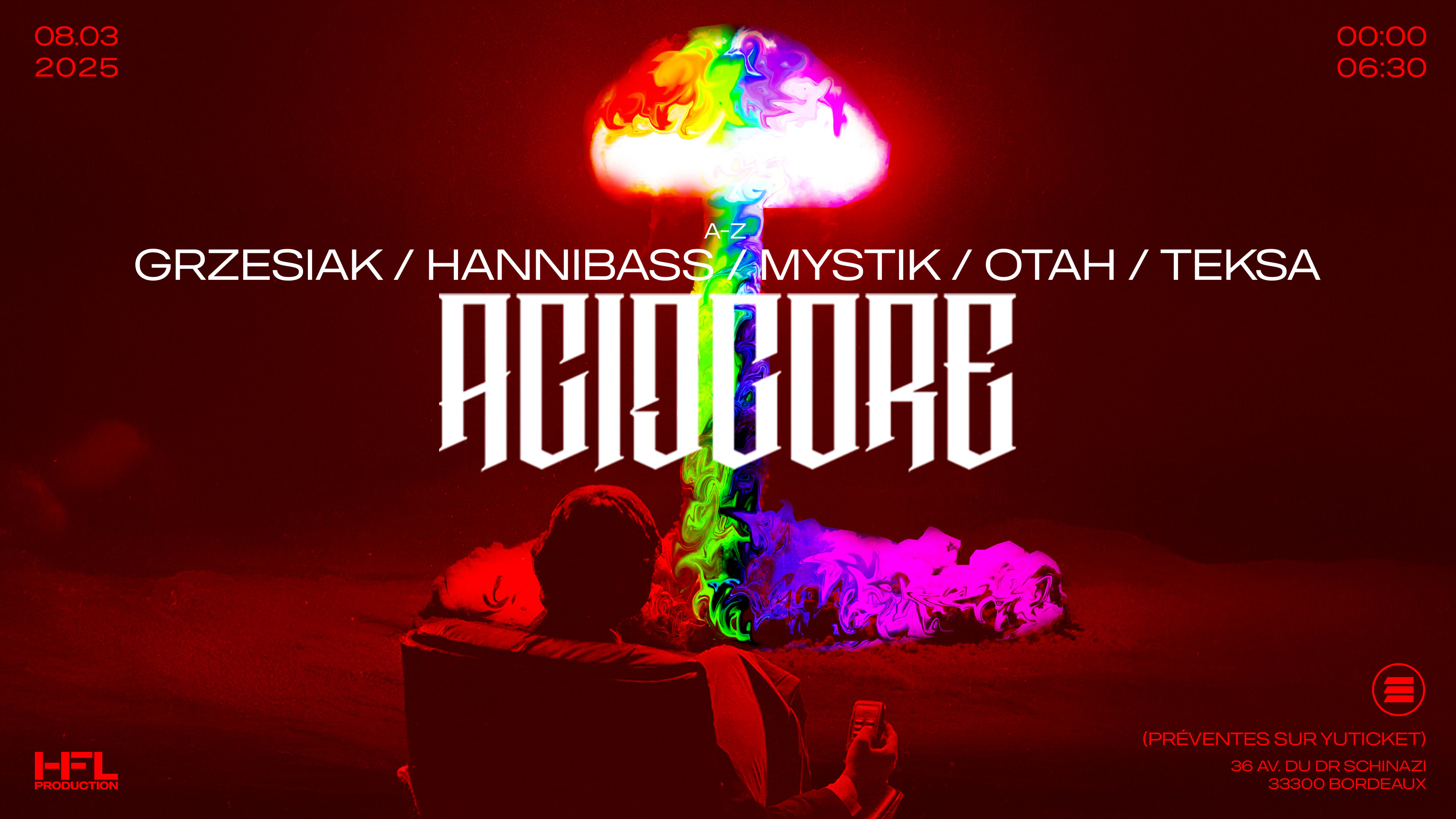 Acidcore W/ Teksa / Hannibass / Mystik / Otah / Grzesiak