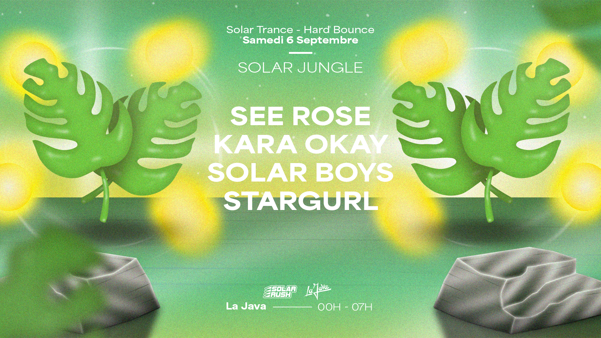 Solar Jungle : Kara Okay, Stargurl, Solar Boys & See Rose