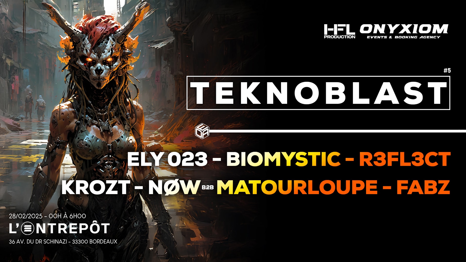 Teknoblast W/ Ely 023 / Biomystic / R3fl3ct / Krozt / Fabz