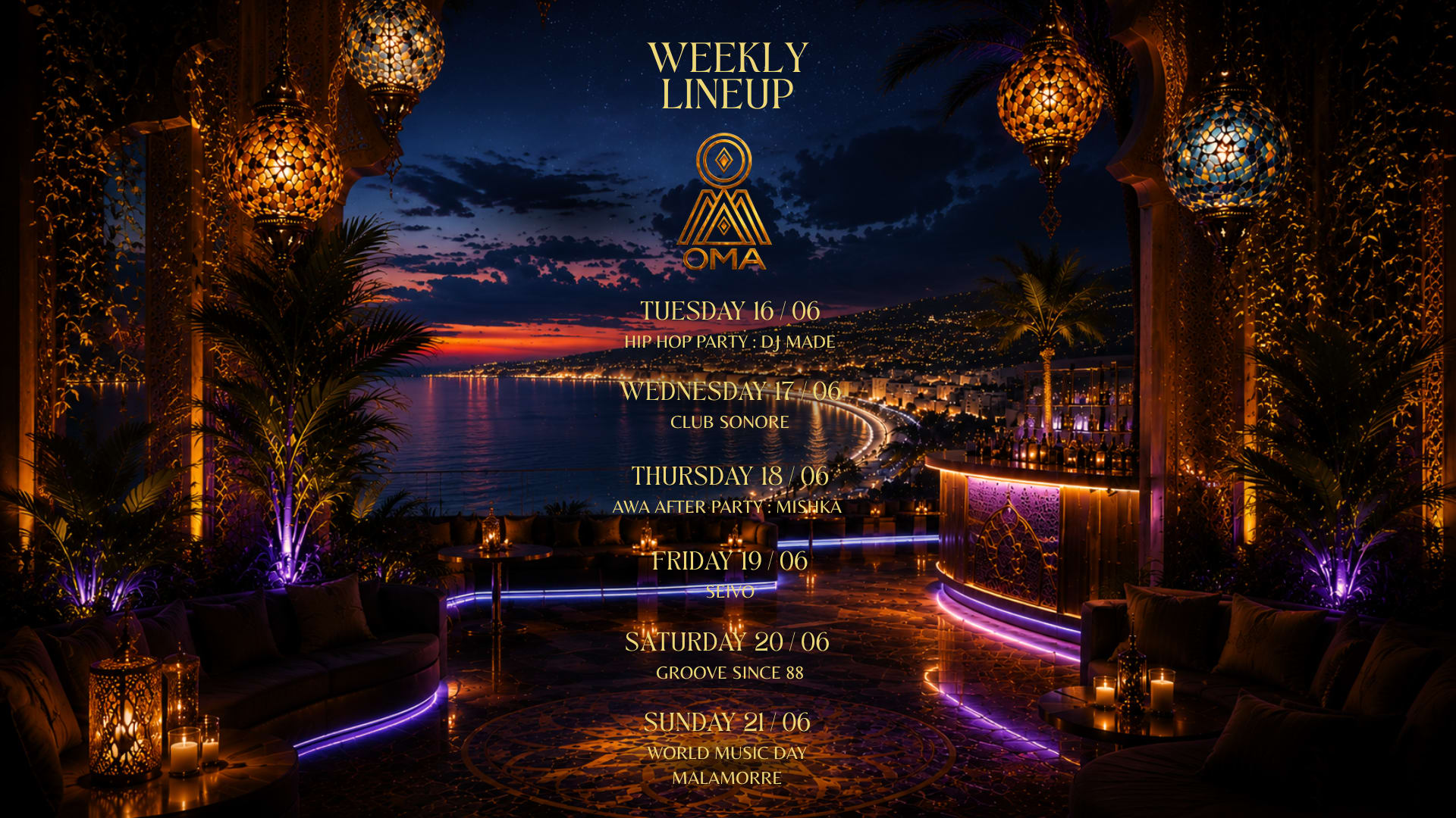 Oma Club - Mar 16 Juin - Hip-Hop By Dj Made