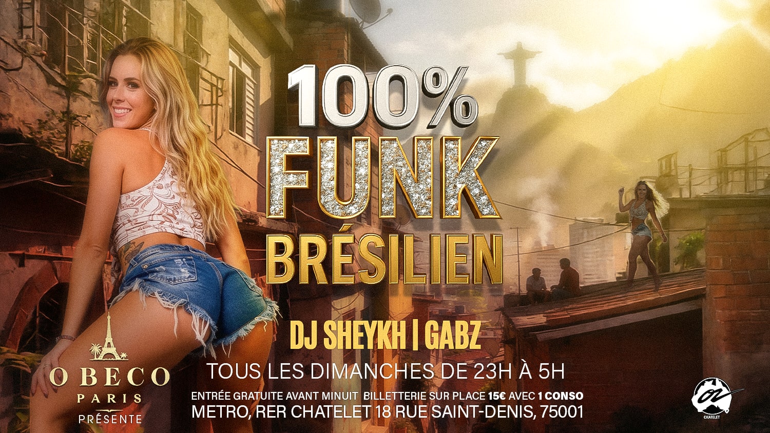 100% Baile Funk O Beco Brazil Night