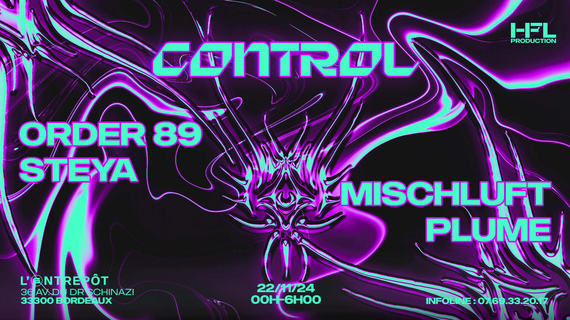 Control W/ Mischluft, Steya, Order89, Plume