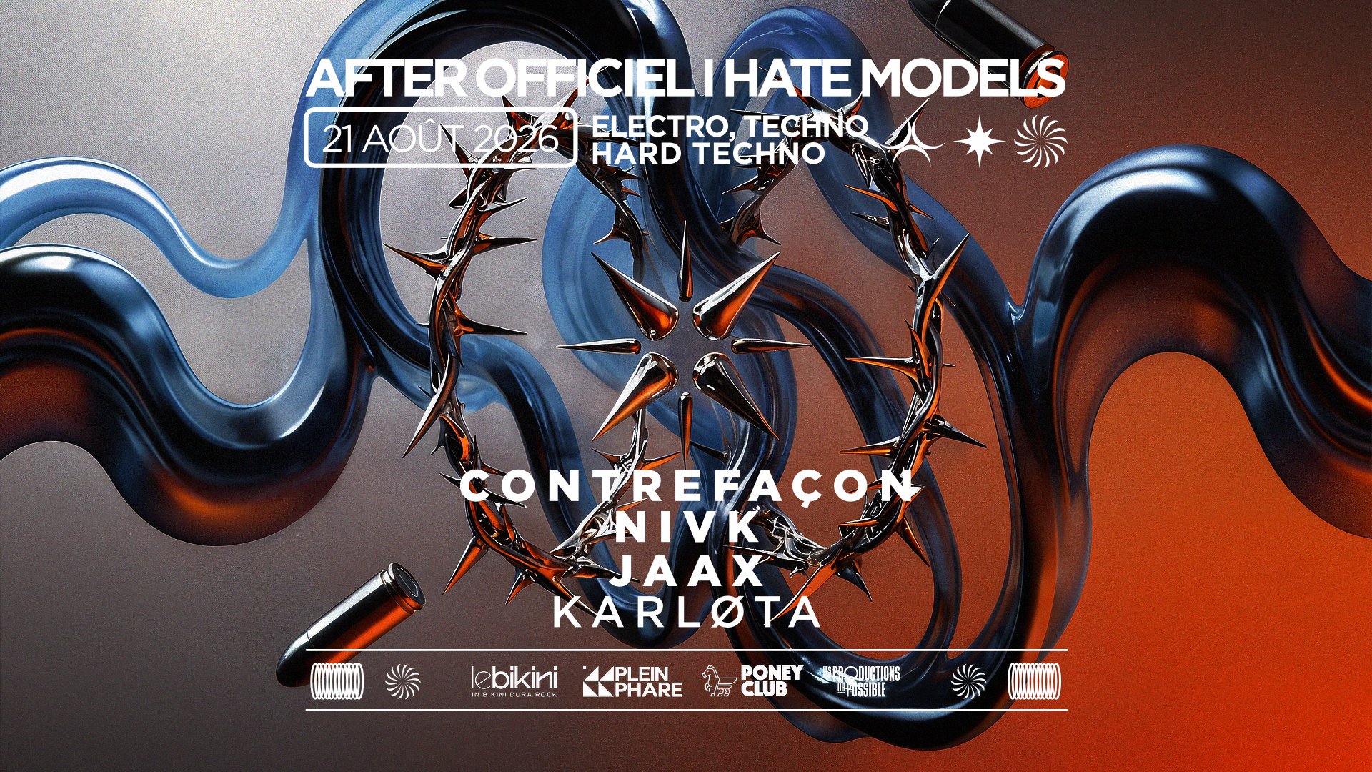 After Officiel I Hate Models - Le Bikini - *Entrée Gratuite