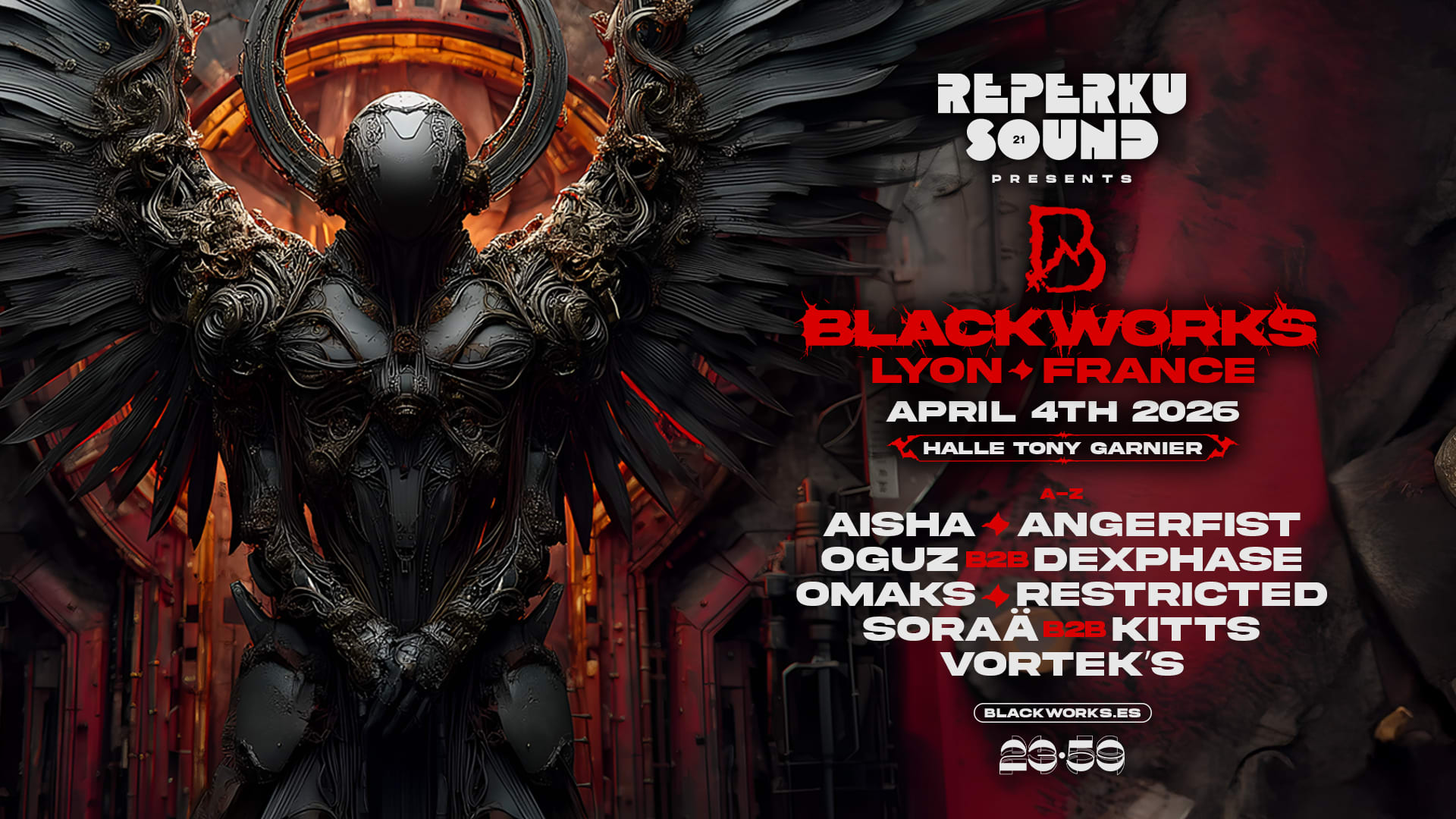 Reperkusound #21 - Nuit 2  |  Invite Blackworks X 23:59