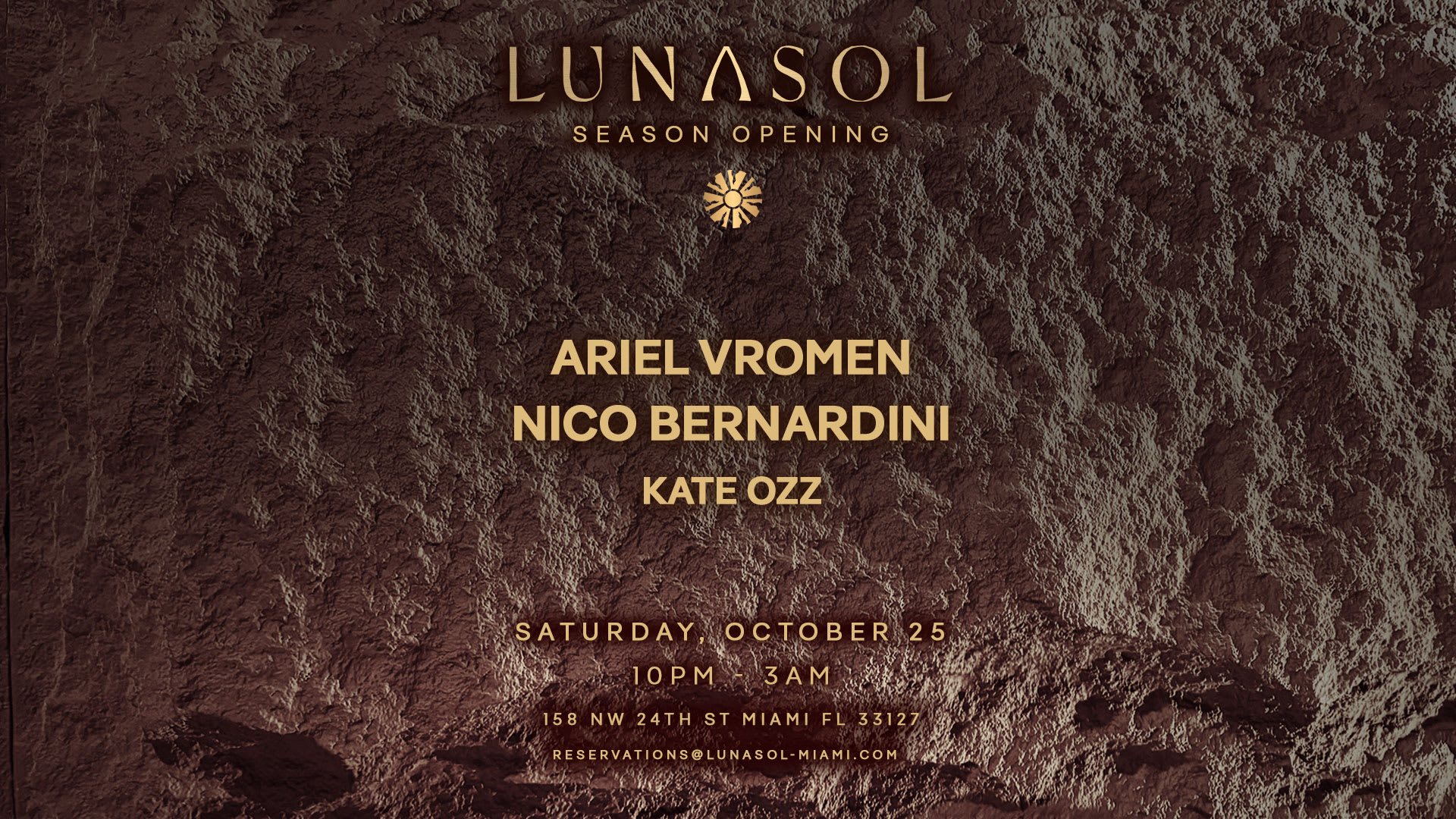 Lunasol Official Opening October 25
