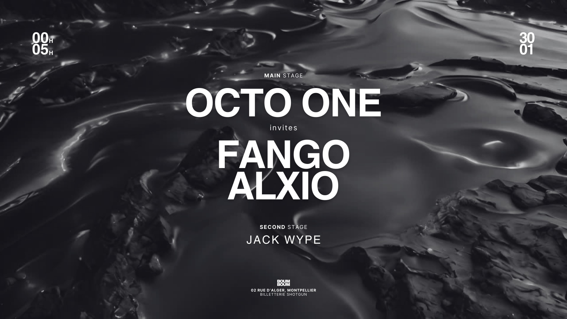 Boum Boum : Octo One Invites Fango & Alxio