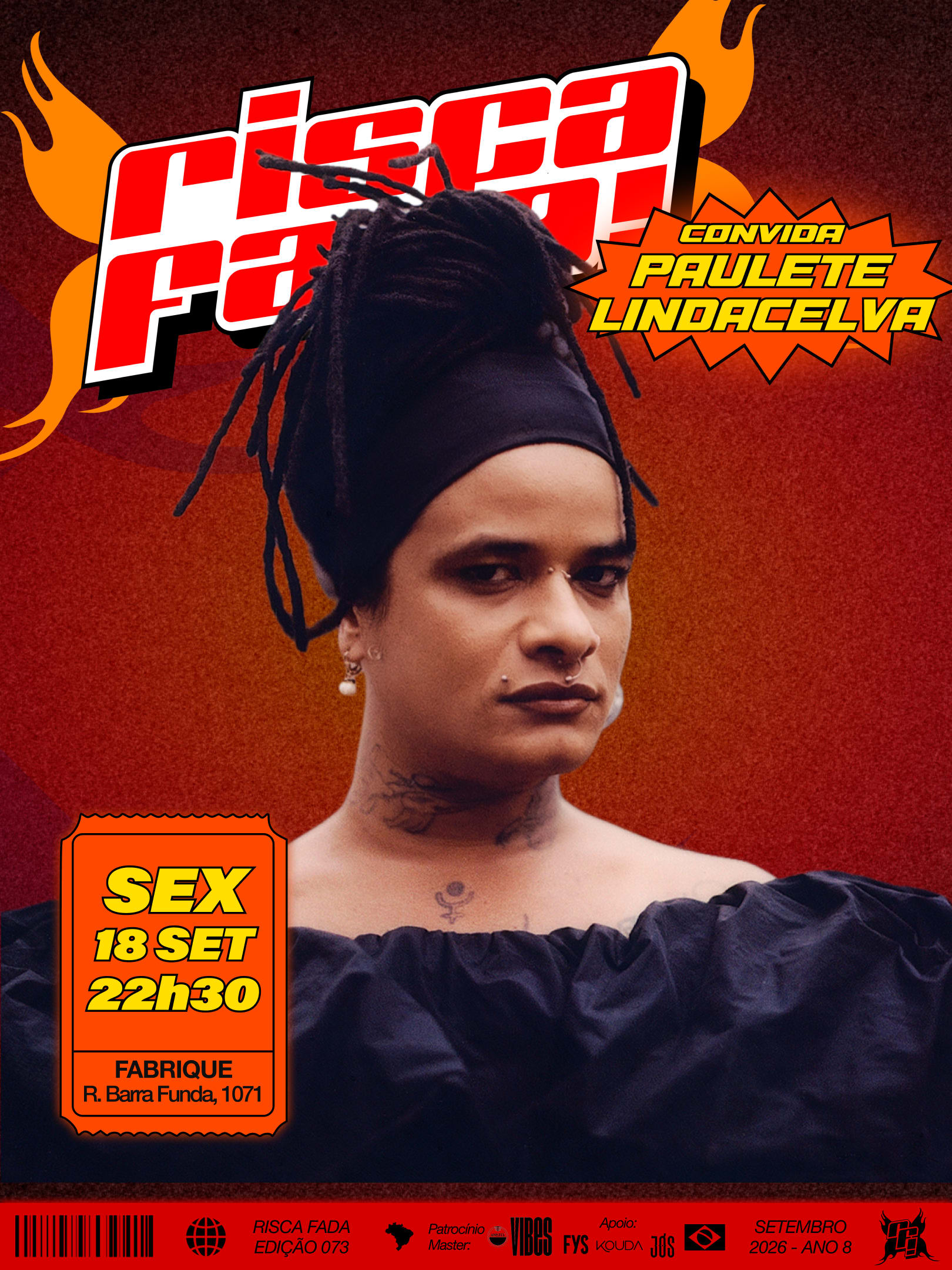 Baile Do Risca Fada Convida Paulete Lindacelva E +