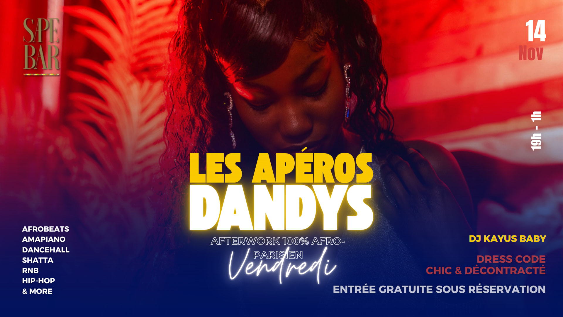 Les Apéros Dandys – Afterwork 100% Afro-Parisien