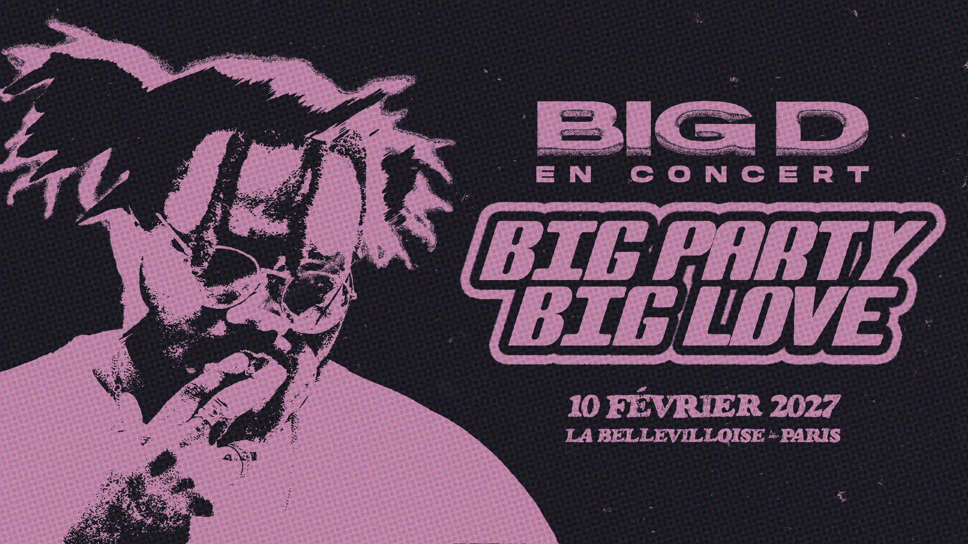 Big D En Concert · Big Party Big Love // 10 Février [Paris]