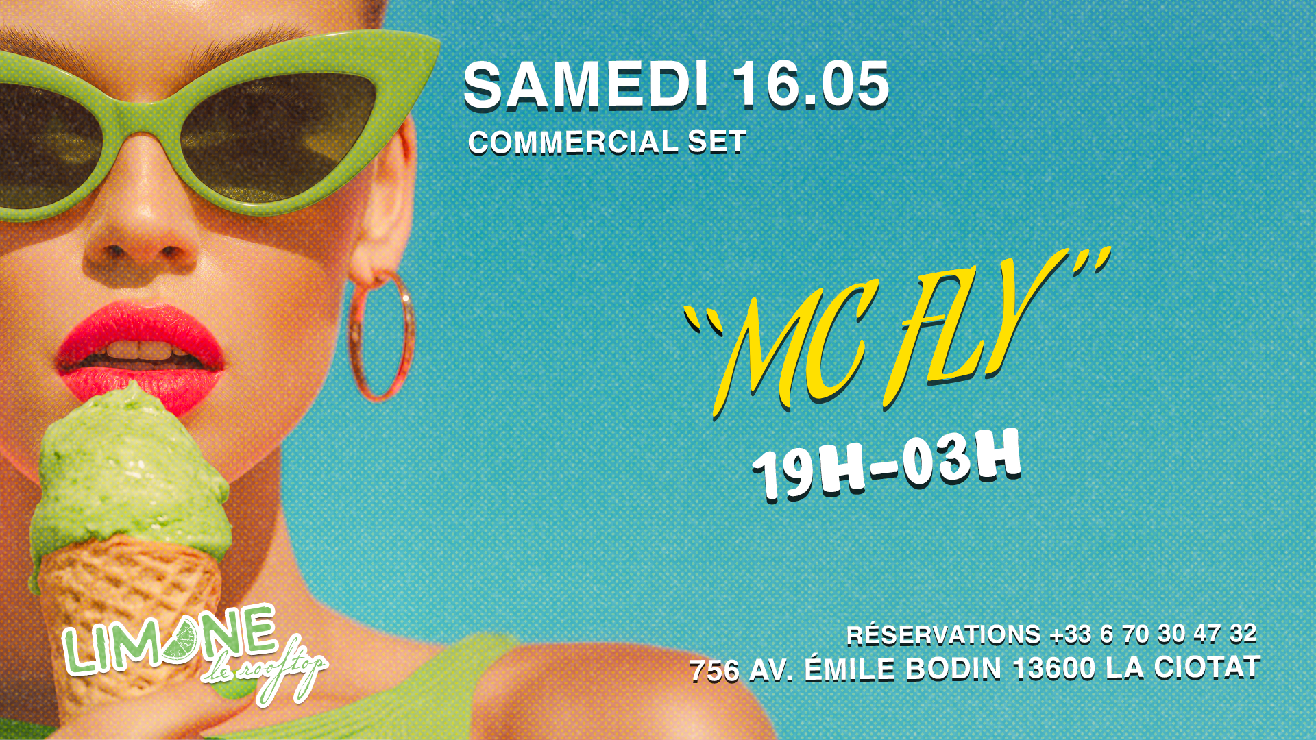 Limone Rooftop X MC Fly Samedi 16 Mai Sunkissed