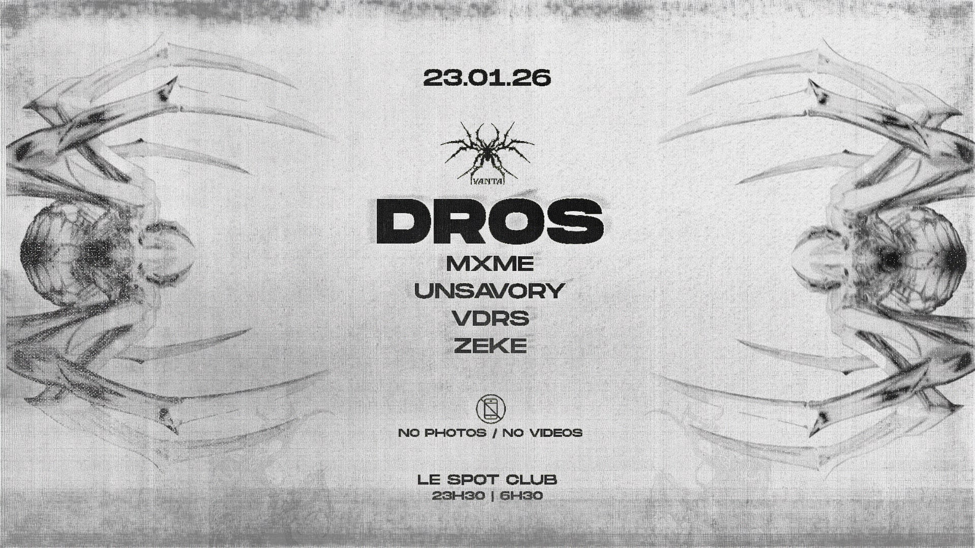 Collectif Vanta Invite : Dros