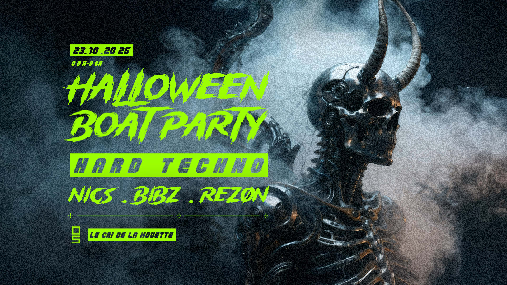 Halloween Boat Party - Hard Techno - Techno
