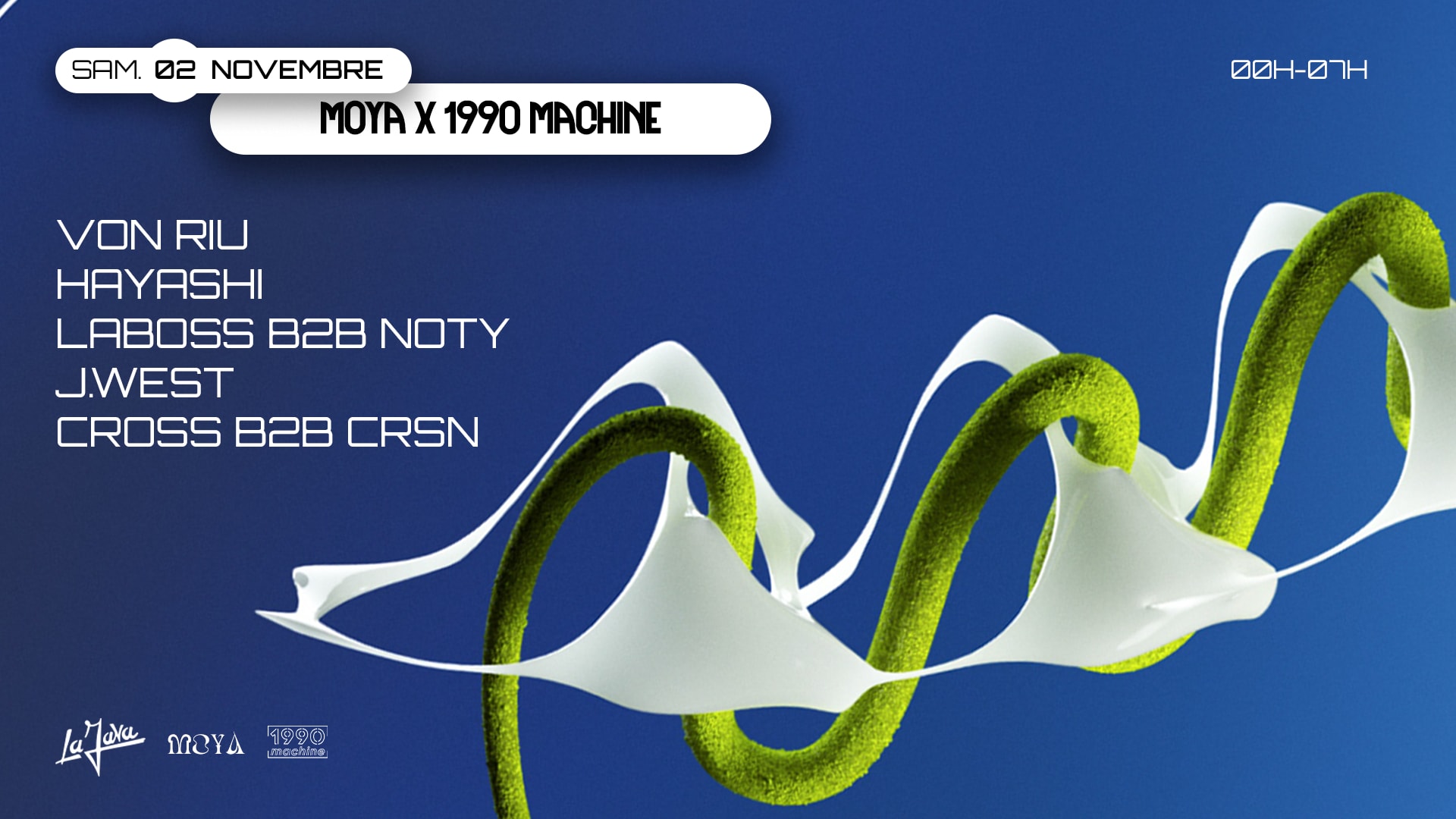 Moya X 1990 Machine : Von Riu, Hayashi, Laboss, Noty & More