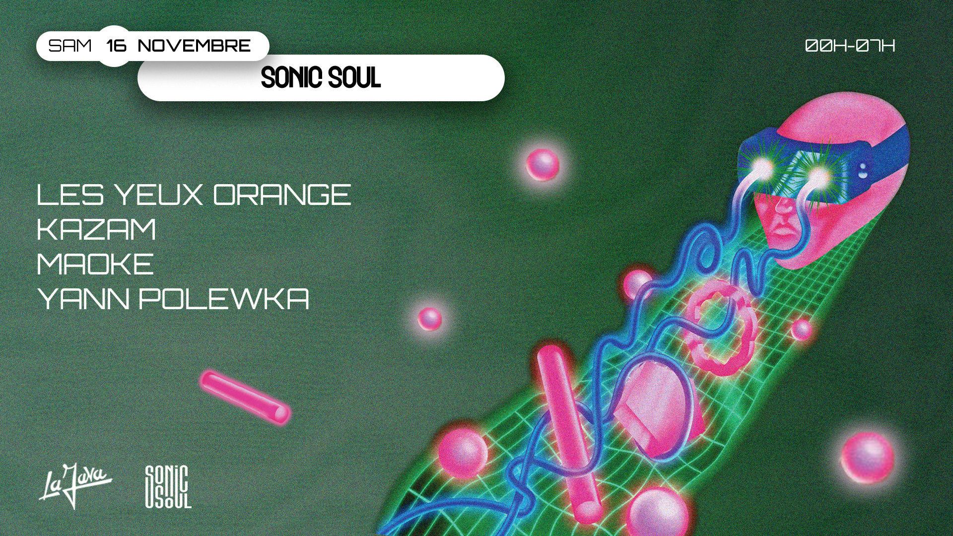 Sonic Soul : Les Yeux Orange, Kazam, Maoke, Yann Polewka