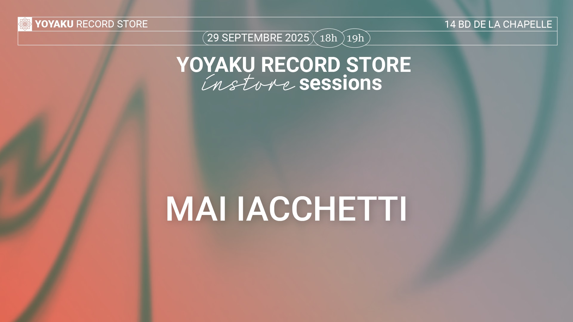 Yoyaku Instore Session With Mai Iacchetti