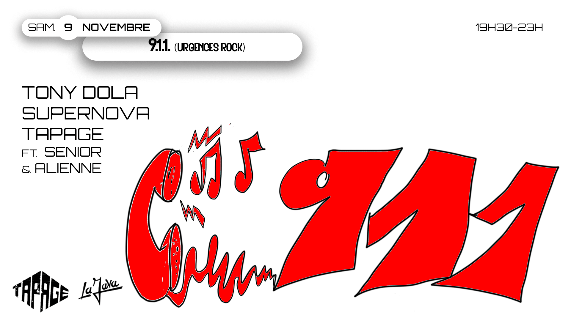 9.1.1. Urgences Rock, Tony Dola, Supernova, Tapage, Alienne