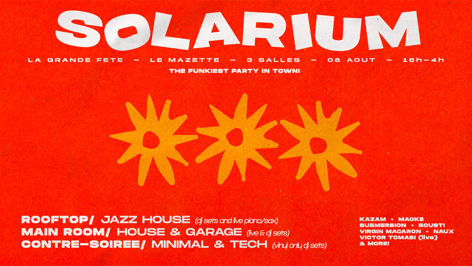 La Grande Fête De Solarium !!