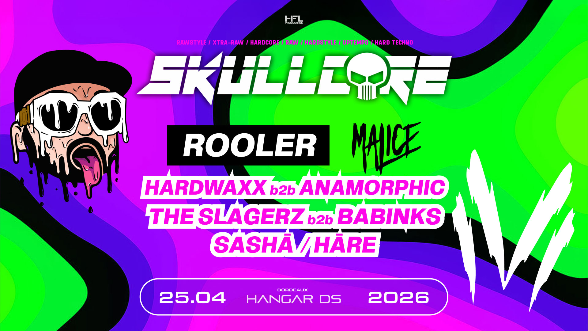 Skullcore // Rooler - Malice - Hardwaxx B2b Anamorphic - ...