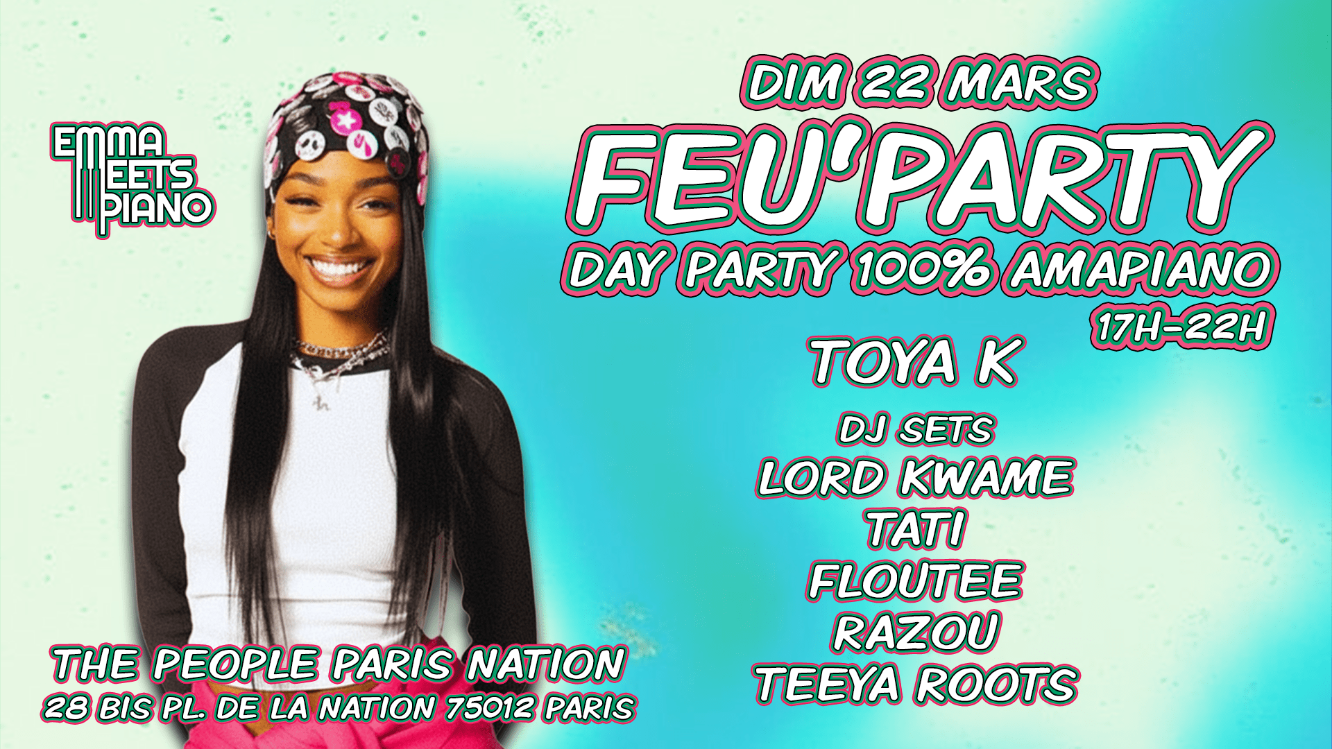 Feu'party Sunday Day Party 100% Amapiano