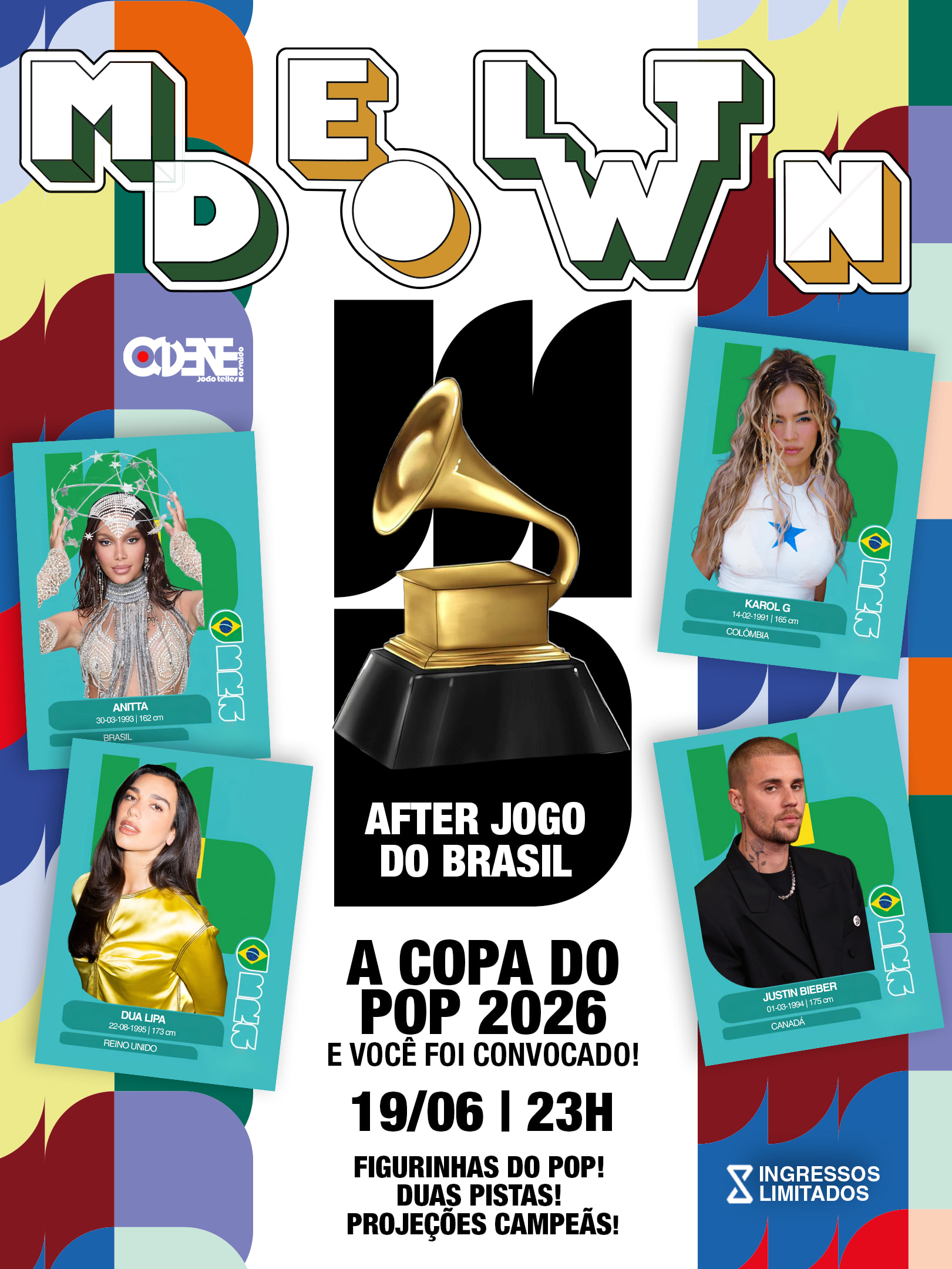 Meltdown - A Copa Do Pop - Sexta 19 De Junho No Ocidente!