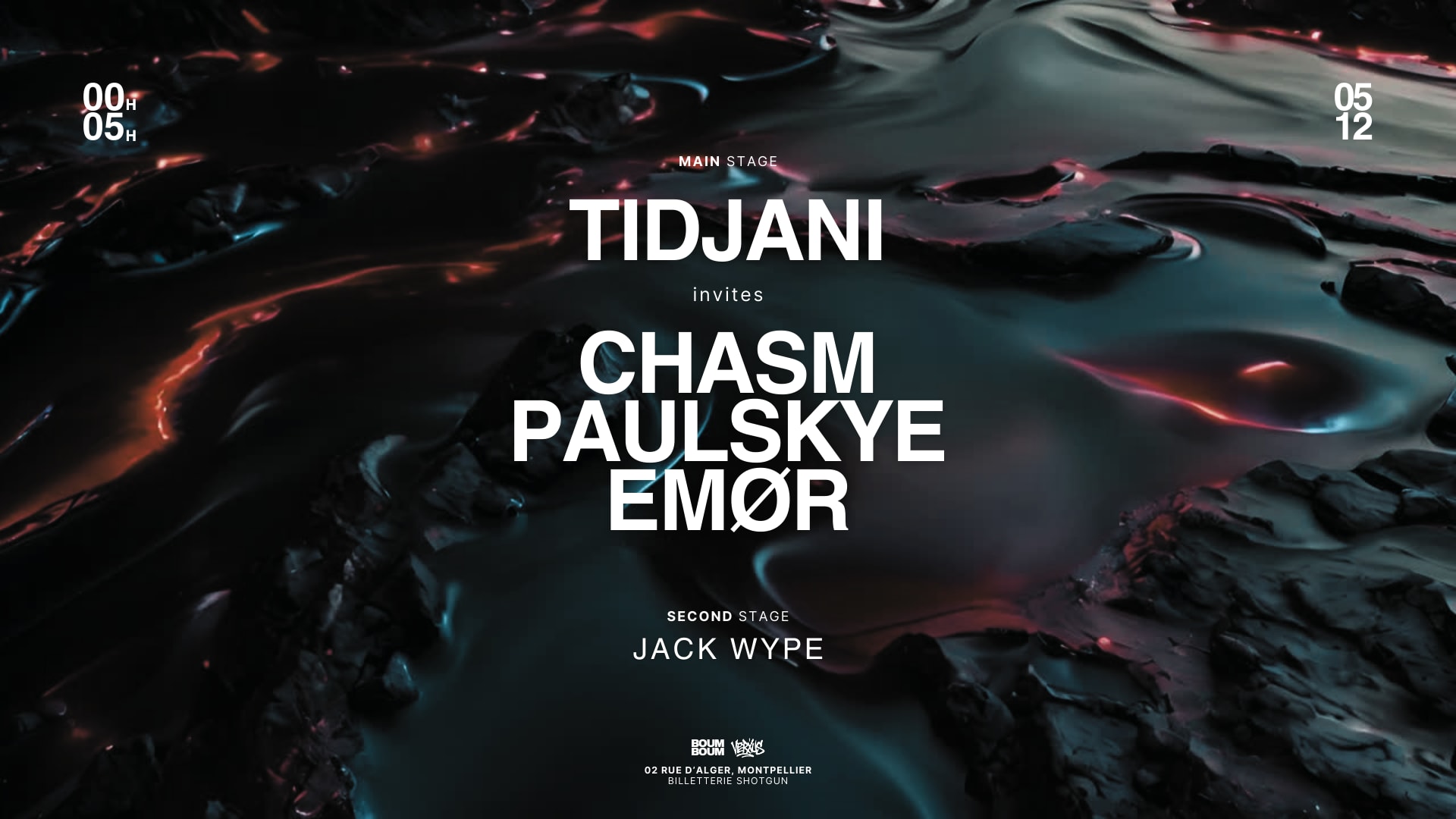 Verxus : Tidjani Invites Chasm - Paulskye - Emør