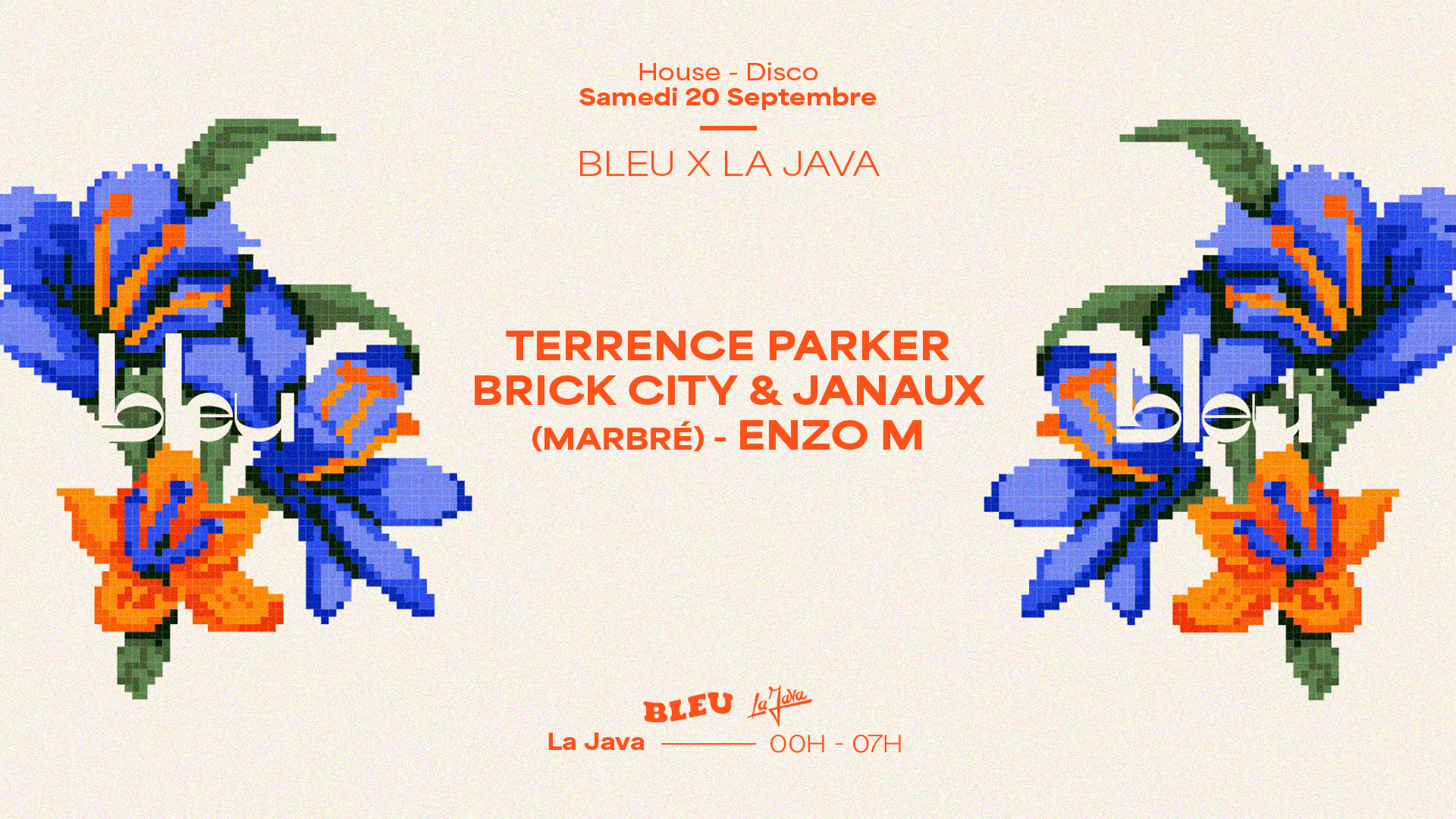 Terrence Parker W/ Bleu & Marbré