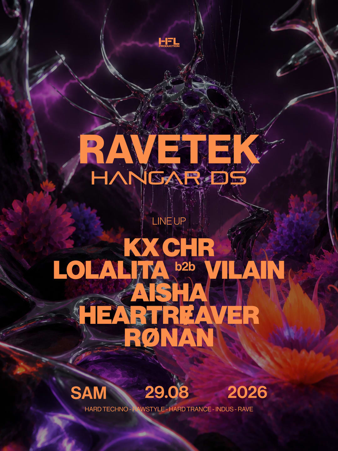 Ravetek // Kx Chr - Lolalita B2b Vilain - Aisha - Rønan
