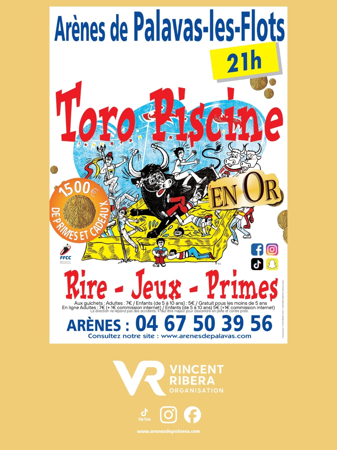 Toro Piscine En Or - 19 Août