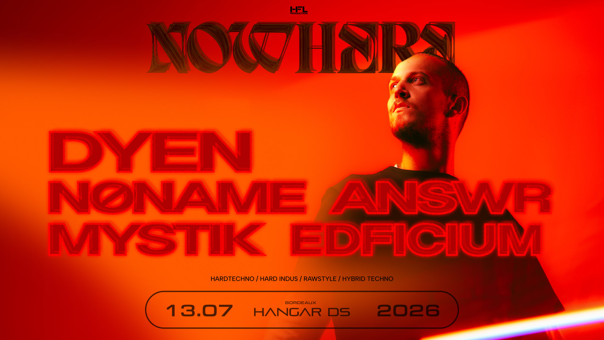 Nowhere // Dyen - Nøname - Answr - Mystik - Edficium